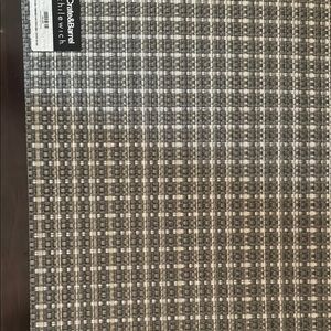 Crate&Barrel Gray and Cream Chilewich Placemats (8)